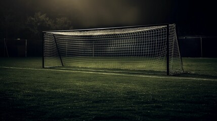 Image of soccer goal net.