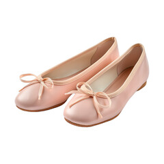 Obraz premium Ballet Flats isolated on transparent png background. Generative ai