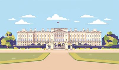 Royal Palaces Tour: Buckingham Palace, Windsor Castle, and Royal Residences - obrazy, fototapety, plakaty