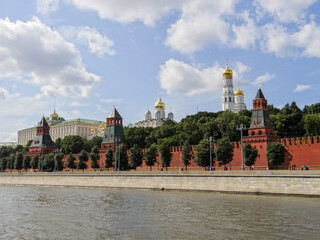 Obraz premium General view of the Kremlin and Red Square in Moscow