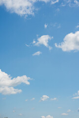 blue sky with white small clouds,sky background