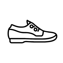 Shoe silhouette vector art illustration