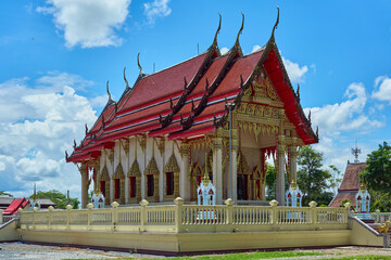 Wat Yotha Nimit (Wat Bot), Buddhist temple in Trat, Thailand	
