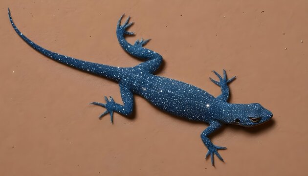 A Lizard With A Pattern Resembling Celestial Const