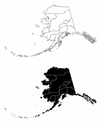 Alaska administrative maps