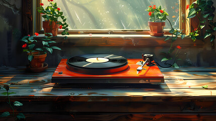 Vinyl Record Player
