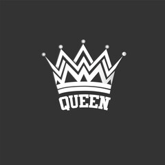 queen crown logo