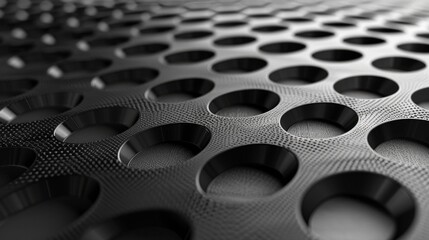 Abstract Black Honeycomb Texture - obrazy, fototapety, plakaty