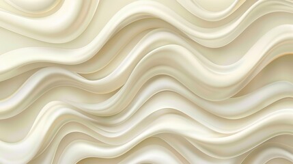 Fototapeta premium Abstract organic beige brown waving lines texture background illustration for web design projects
