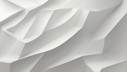 abstract, layered pattern of smooth, undulating white shapes resembling waves or dunes, creating a minimalist and serene composition