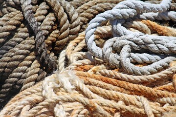 Old fishing ropes