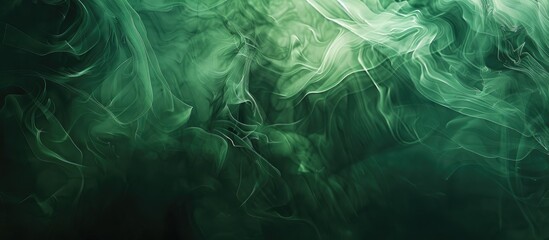 Abstract background in green monochrome tones.