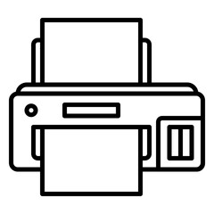 Printer icon for printing office files