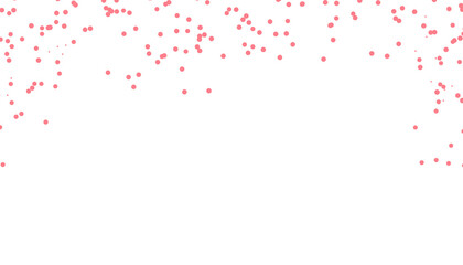 red confetti sprinkles border png