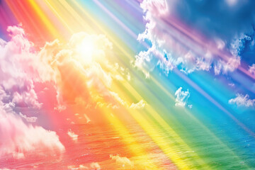 Colores del arcoíris, igualdad, mente abierta - obrazy, fototapety, plakaty