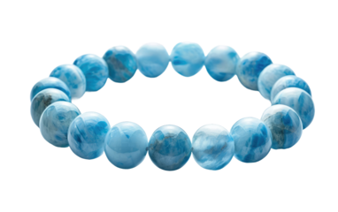 Radiant Larimar Bracelet isolated on transparent Background