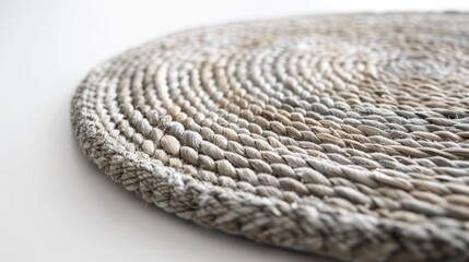 Textured Rug. Intricate details invite tactile exploration.