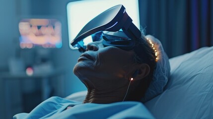 Digital Healthcare Future. Stock images showcase AI and IoT technology integration in healthcare, transforming patient care.