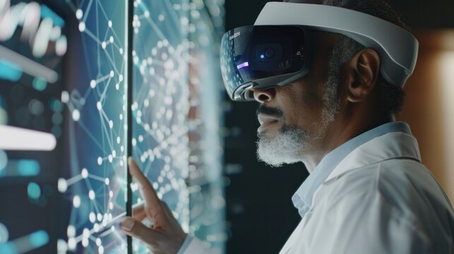 Artificial intelligence and IoT technology transform healthcare, showcasing remote consultations and real-time data monitoring at CES 2024.