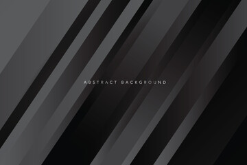 Black abstract background illustration with dark geometric graphic concept