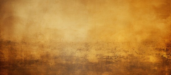 A close up of a grunge texture brown background, with tints and shades of amber, wood, gold, and...