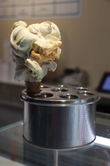 Fresh scooped ice cream cone - 769249973