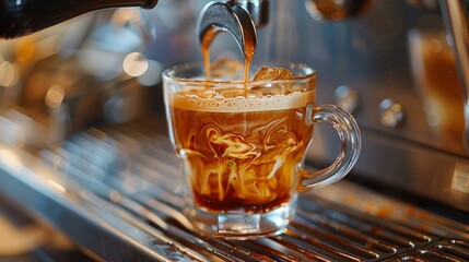 Ristretto is an intense and concentrated espresso shot with a smaller volume, delivering a rich, bold flavor with a sweeter taste and less bitterness.

