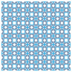 Seamless geometric ornamental vector pattern