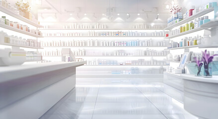 pharmacy background, free space for text