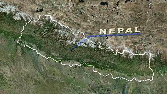 Nepal World Map