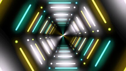 mesmerizing beats and visual backlight dance DJ concert VJ Loop abstract animation. music and visuals where rhythm and light collide in a symphony of sensations