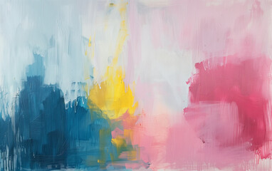 Pastel Abstract Art Composition