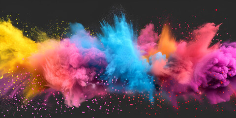 Vibrant Powder Color - obrazy, fototapety, plakaty