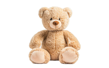 Fototapeta premium Toy Bear Teddy isolated on transparent Background