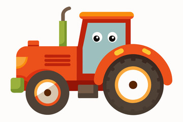 tractor vector illustration