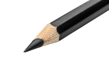Charcoal Sketching Instrument isolated on transparent Background