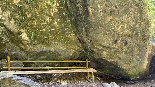 photography in nature on the way to Las Golondrinas waterfall in Cuetzalan del Progreso Puebla Mexico
