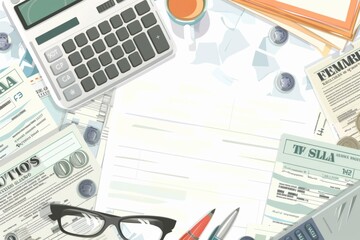 Fototapeta premium federal income taxes