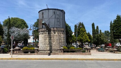photography of tipis on the road from Zaragoza to Teziutlan Puebla Mexico
