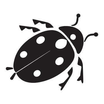 recommend clip art: Ladybug black silhouette clip art sketch