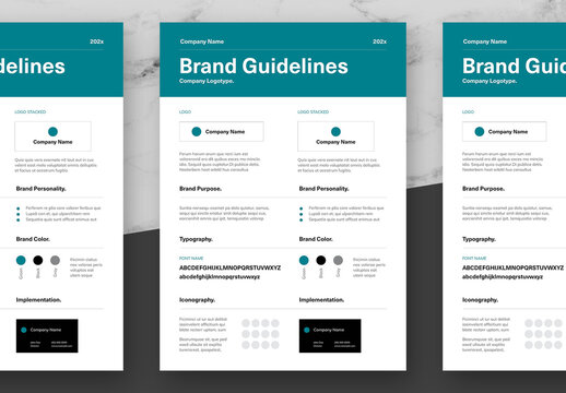 Black and Green Brand Guidlines