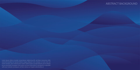 Teal background. Abstract very saturated light bluish cyan pattern with translucent curved line. Vector 