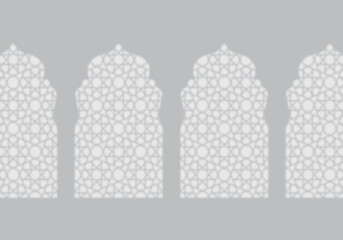 Abstract Arabesque shadow background with traditional ornament, ramadan islamic design.