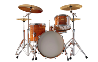 Musical Drum Sets isolated on transparent Background