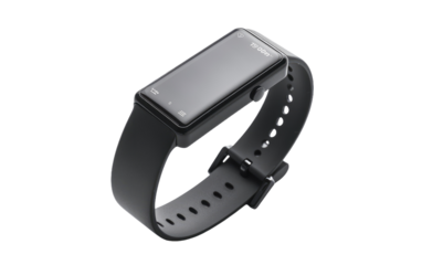 Wellness Tracker watch isolated on transparent Background