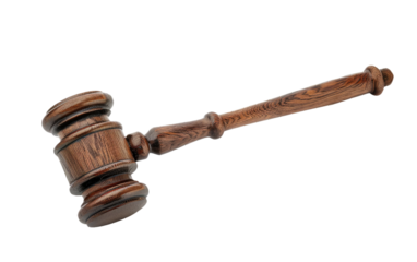 Judicial Pronouncement Implement isolated on transparent Background