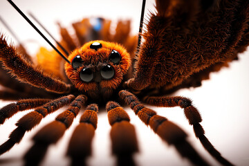 Macro   robot like tarantula Sci-fi style wallpaper