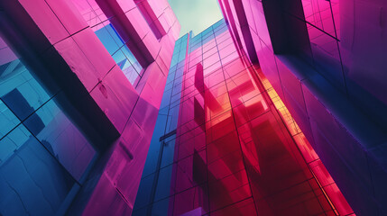 abstract background building