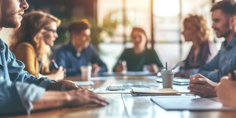 group of people working together in the office - Powered by Adobe