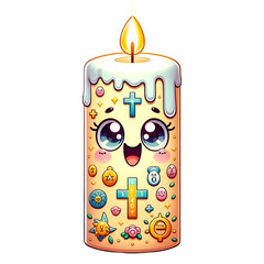 Paschal Candle,generative AI